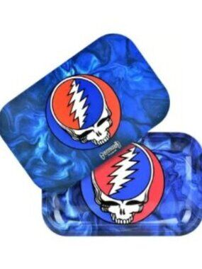 Grateful Dead SYF Swirls Rolling Tray ~ w/Magnetic Lid ~ 11" x 7" ~ Brand New!